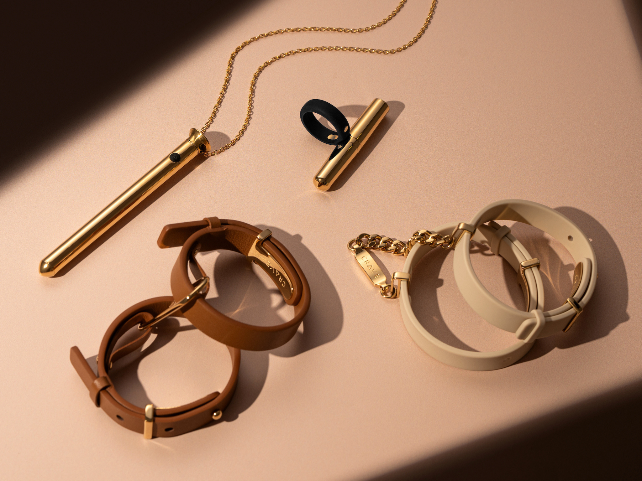Vesper 2, Tease Ring, ICON and ID Cuffs.