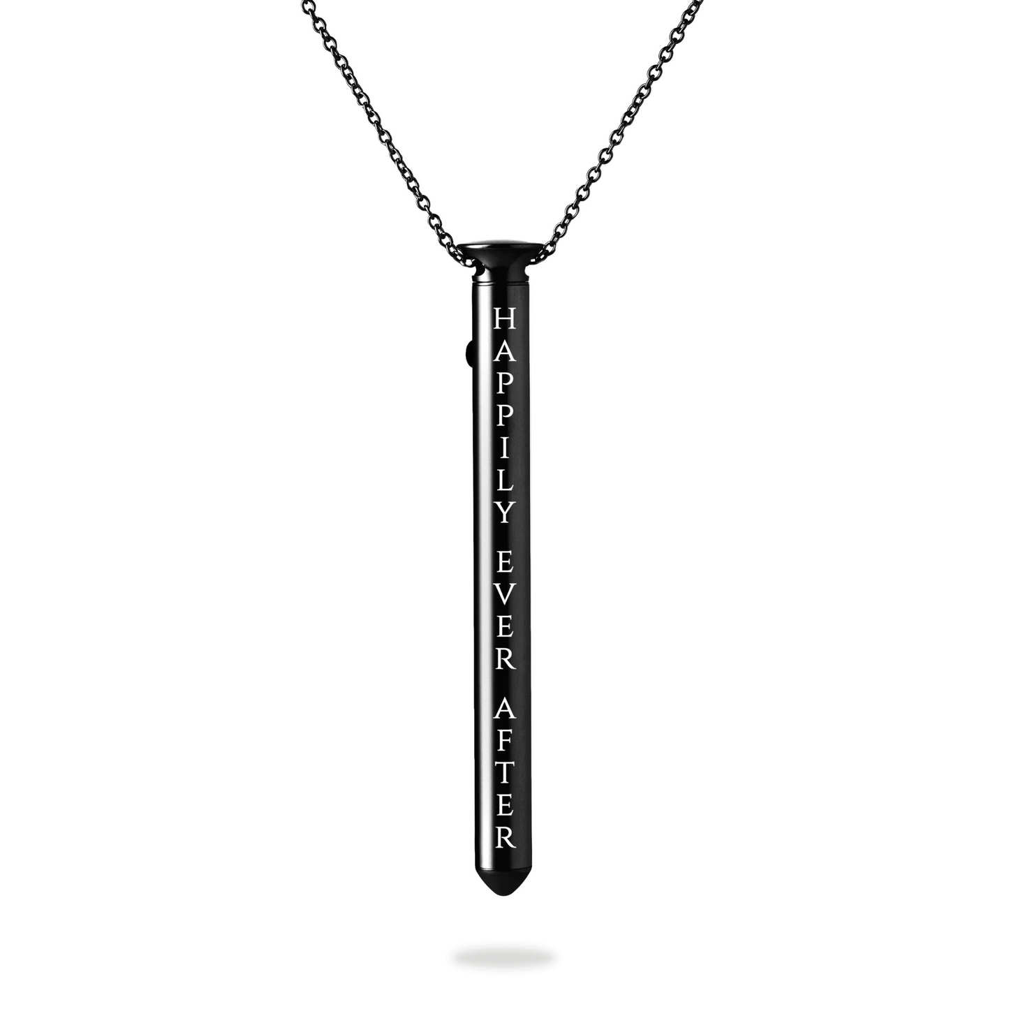 Willow Winters' limited edition Vesper 2 in black with engraving "happily ever after."