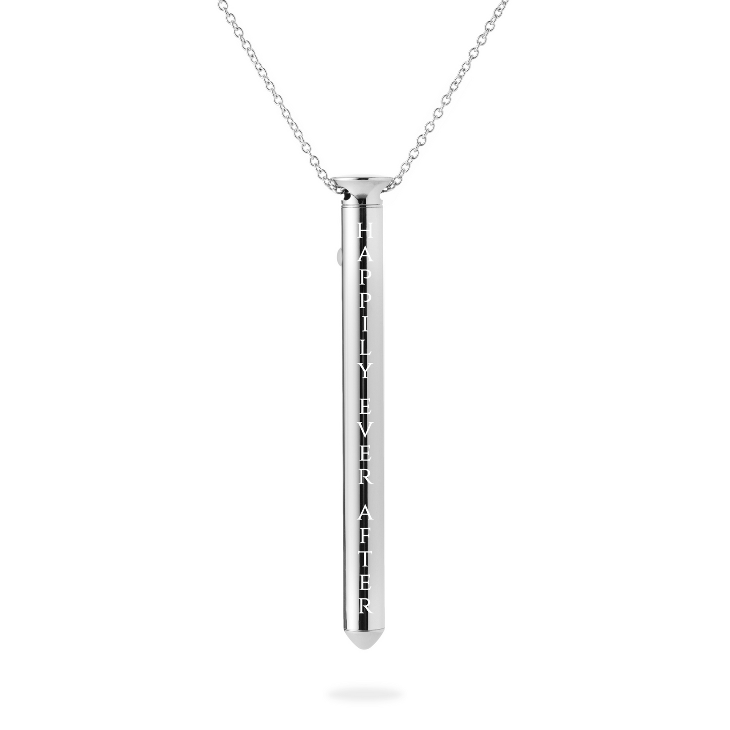 Willow Winters' limited edition Vesper in silver with engraving "happily ever after."