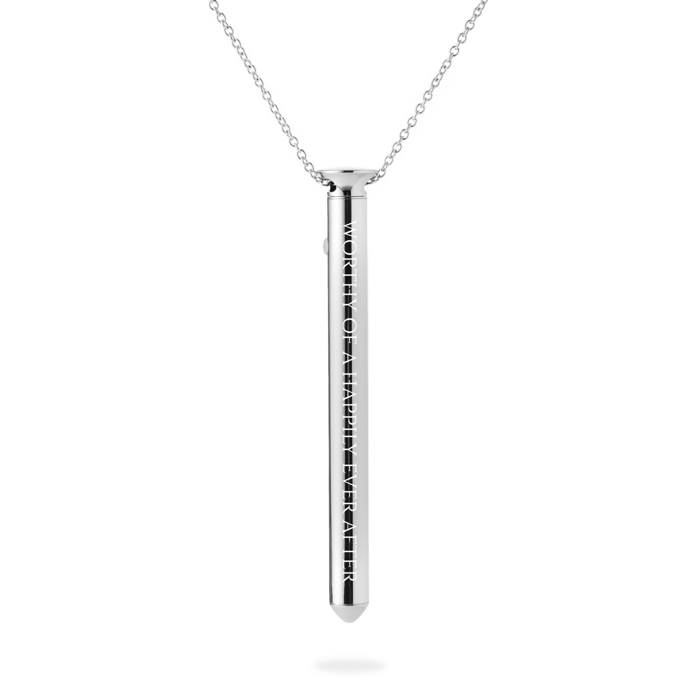 Willow Winters' limited edition Vesper in silver with engraving "worthy of a happily ever after."