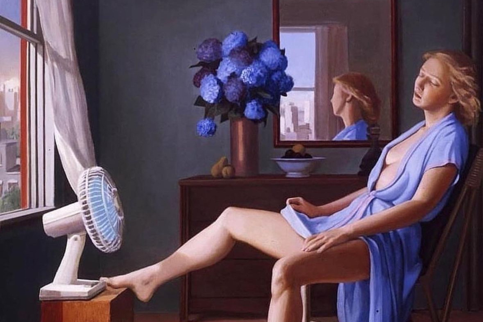 Embracing Stillness: The Fan
