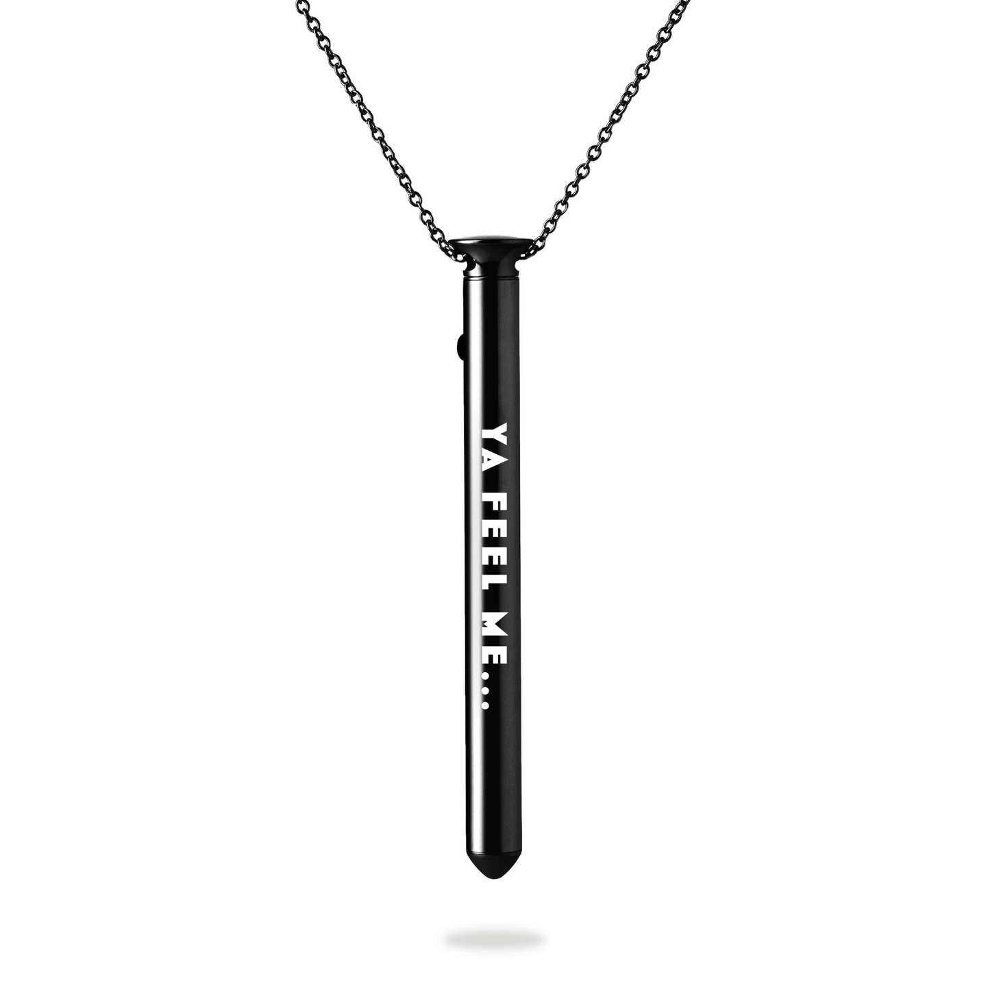 Vesper 2 in black with Amber's limited edition engraving "YA FEEL ME..."