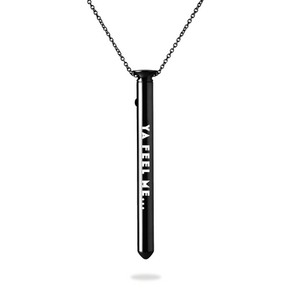 Vesper 2 in black with Amber's limited edition engraving "YA FEEL ME..."