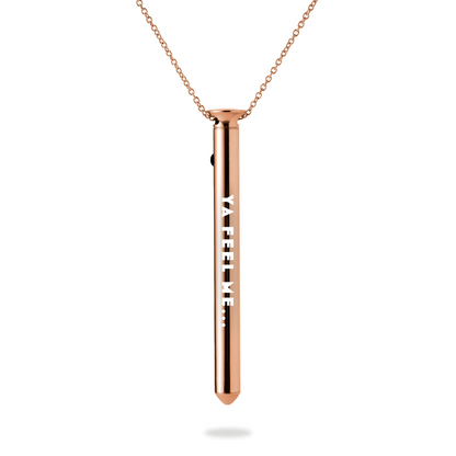 Vesper 2 in rose gold with Amber's limited edition engraving "YA FEEL ME..."