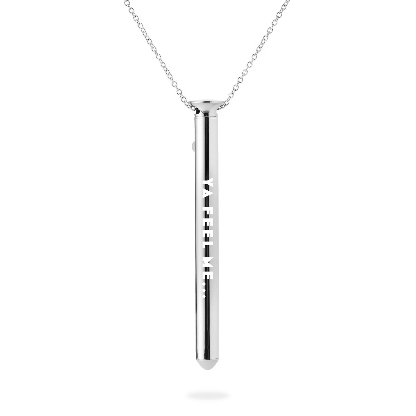Vesper in silver with Amber's limited edition engraving "YA FEEL ME..."