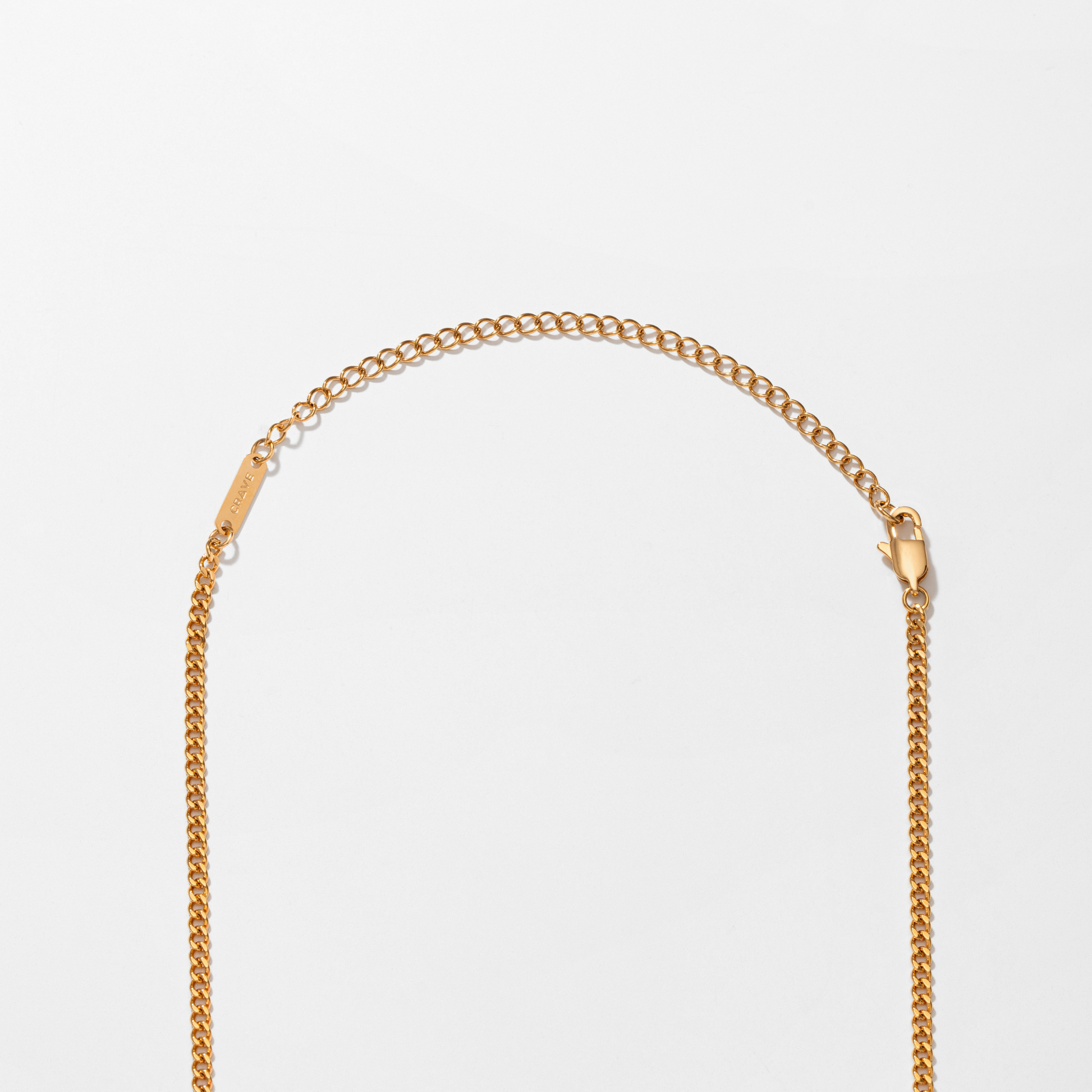 Close-up of the Cuban Chain's clasp.