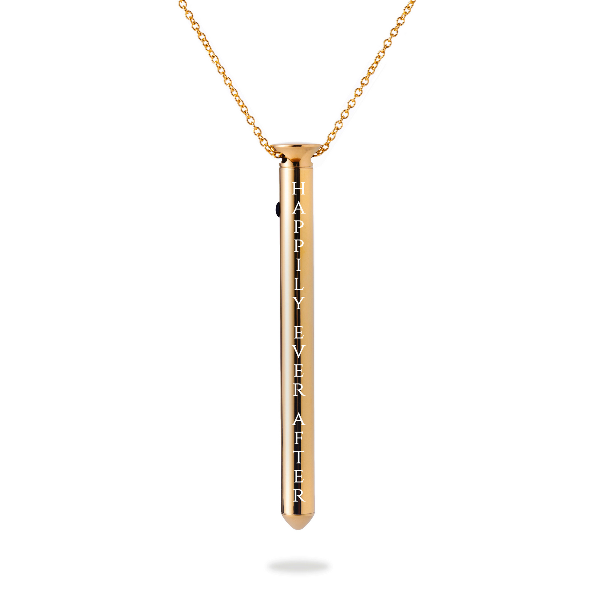 Willow Winters' limited edition Vesper 2 in 24kt gold with engraving "worthy of a happily ever after."